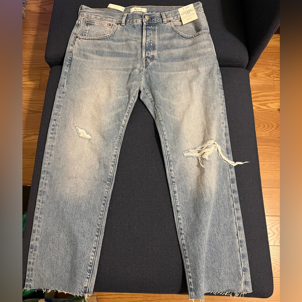 Madewell The Dean Easy Straight Jean NWT